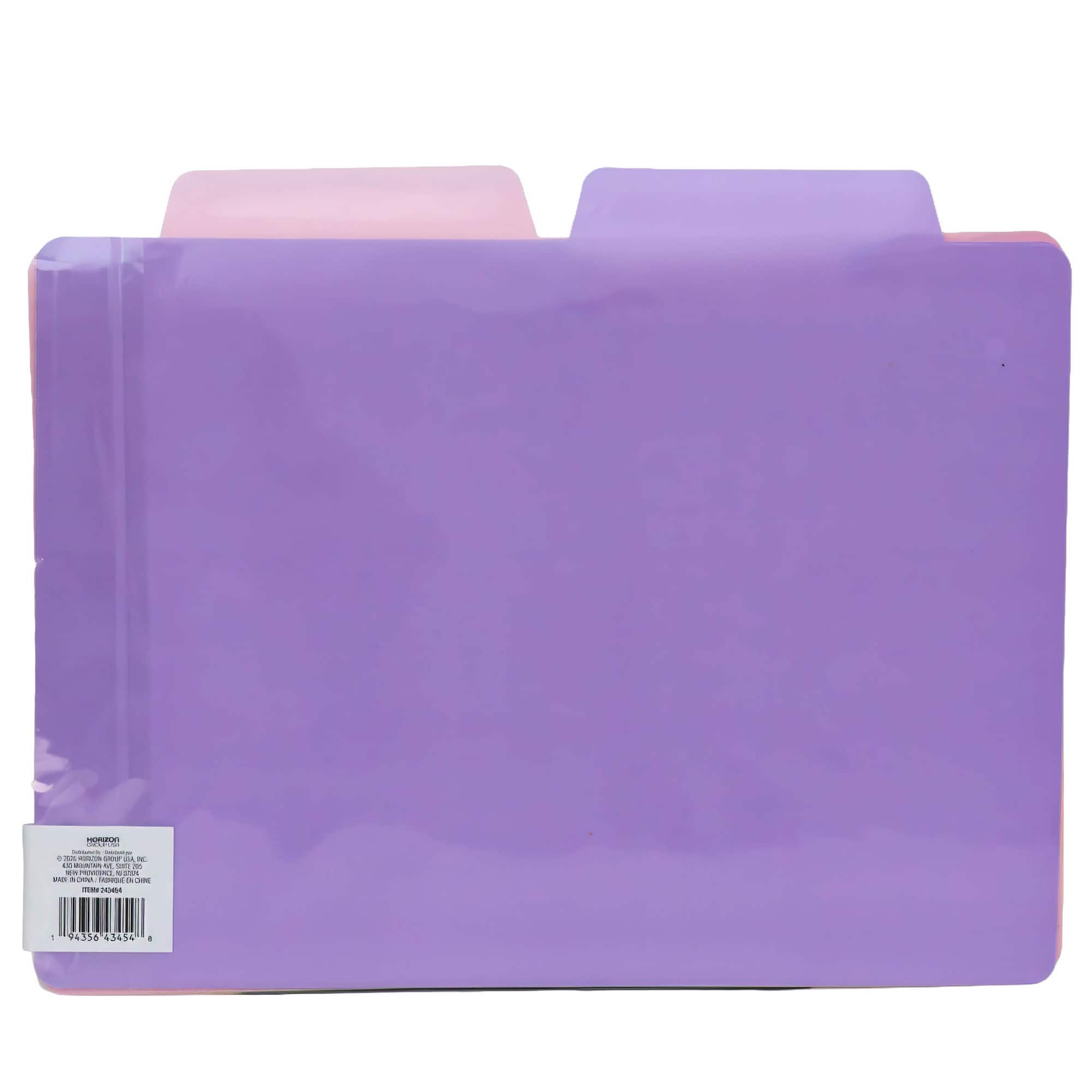Floral 2-Pack Poly Folder Set